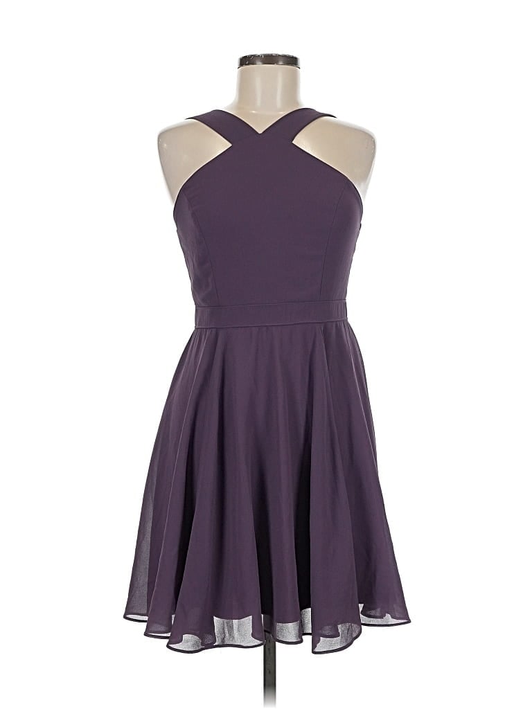 Pre-owned Lulus Cocktail Dress In Purple