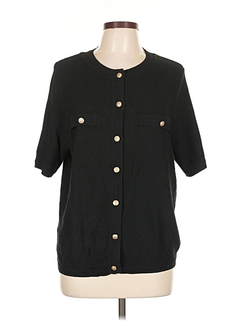 Pre-owned Prettygarden Cardigan Sweater In Black