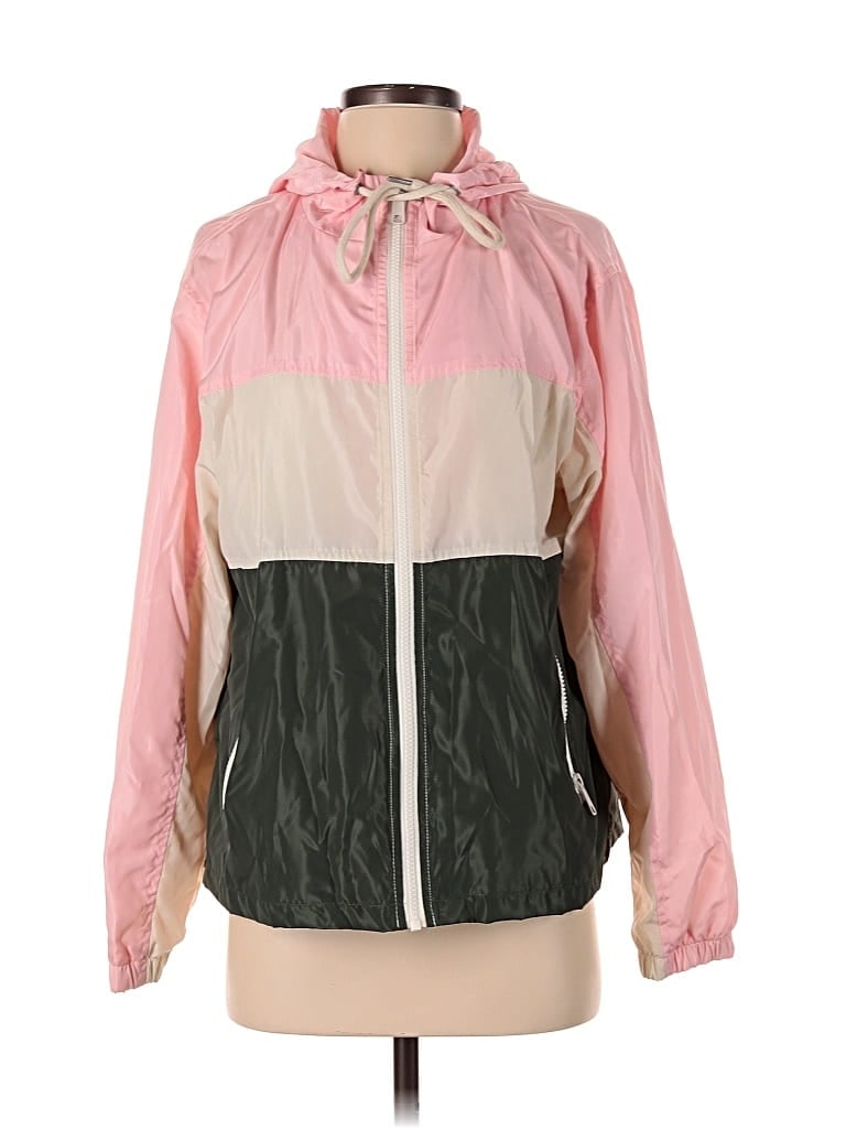 Pre-owned Sanctuary Windbreaker Jacket In Pink