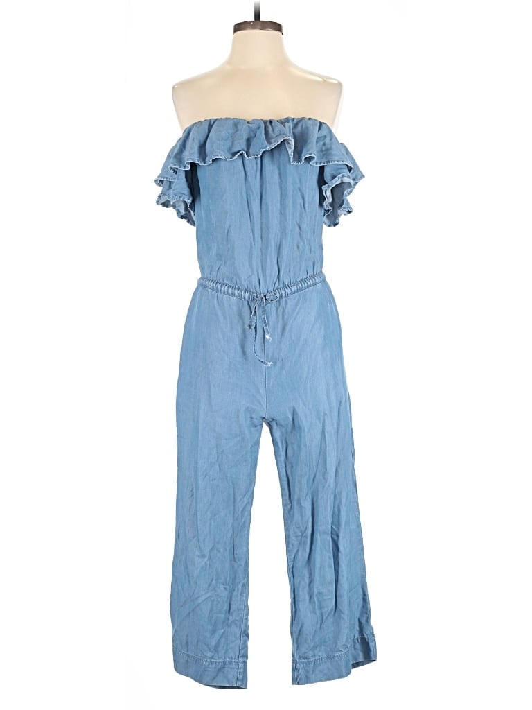 Pre-owned Ann Taylor Loft Jumpsuit In Blue