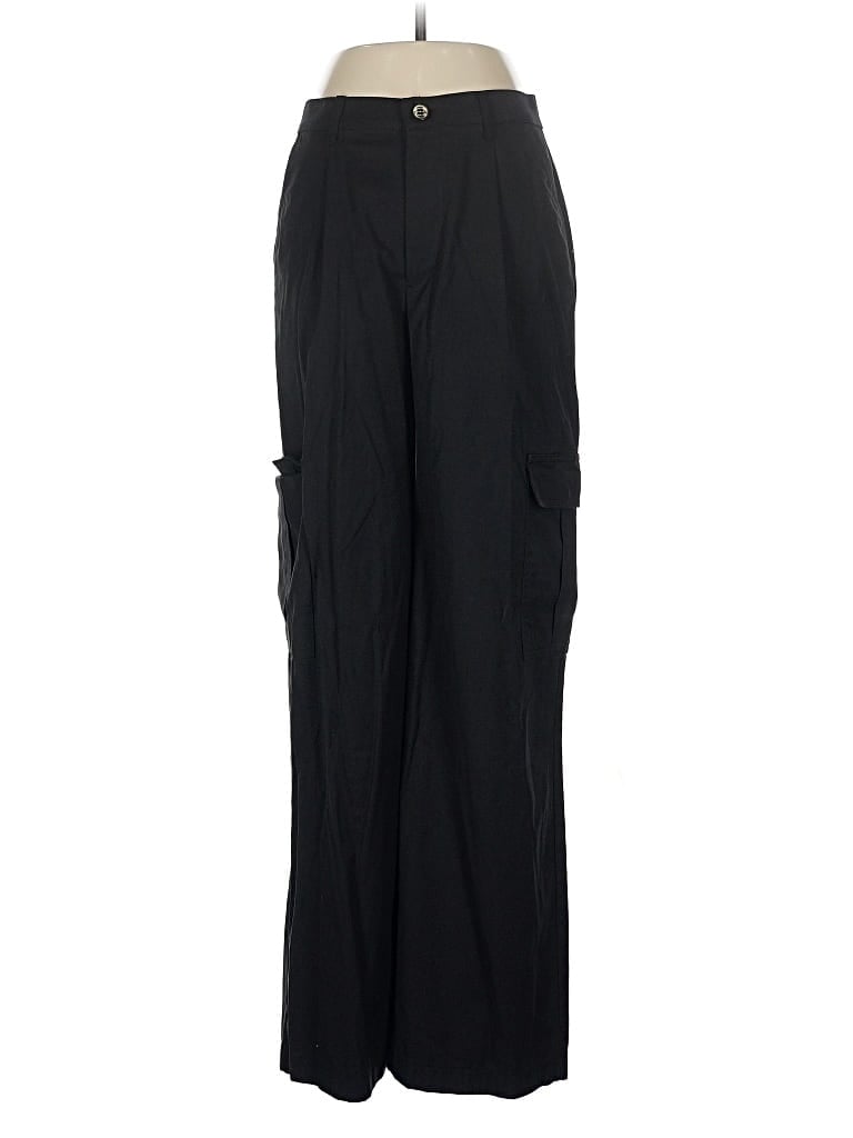 Pre-owned Pull & Bear Cargo Pants In Black