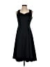 Assorted Brands 100% Polyester Solid Black Cocktail Dress Size 4 - photo 1