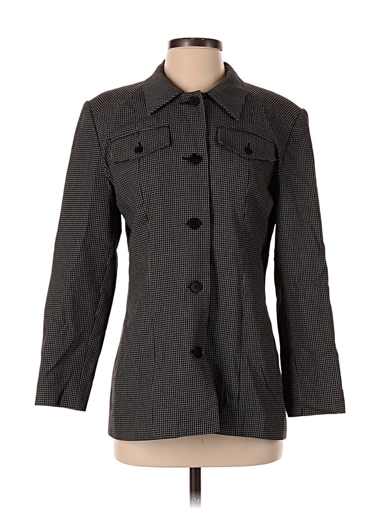 Pre-owned Assorted Brands Coat In Gray