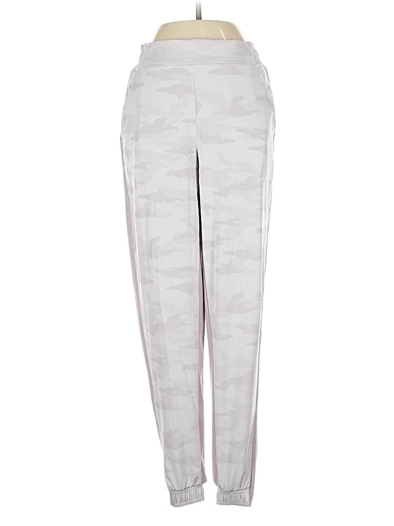 Pre-owned Athleta Track Pants In Gray