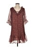 Dear John 100% Polyester Brown Casual Dress Size S - photo 1
