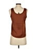 Banana Republic 100% Polyester Brown Sleeveless Top Size XS - photo 2