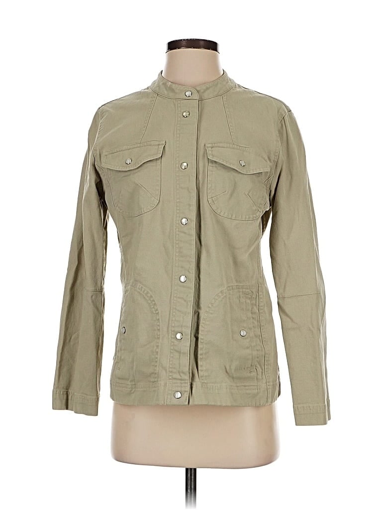 Pre-owned Jjill Jacket In Green