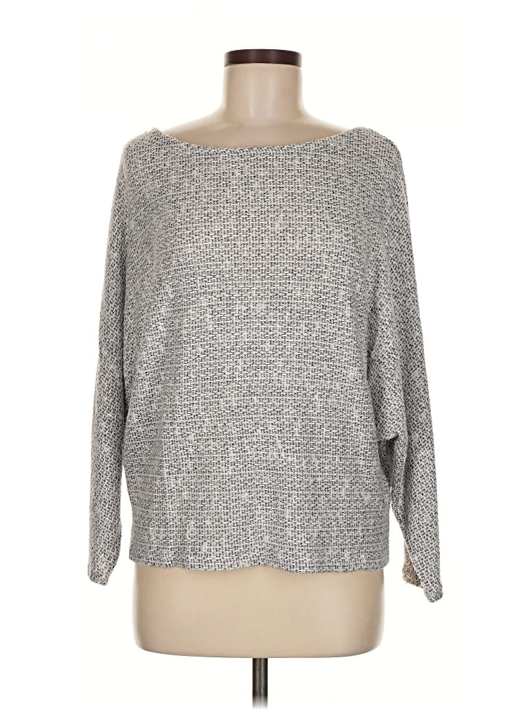 Pre-owned Sadie & Sage Pullover Sweater In Gray
