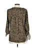 MICHAEL Michael Kors Animal Print Gold 3/4 Sleeve Blouse Size L - photo 2