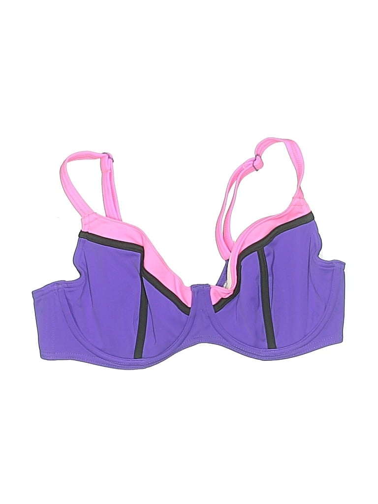 Pre-owned Freya Swimsuit Top Purple Swimwear