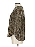MICHAEL Michael Kors Animal Print Gold 3/4 Sleeve Blouse Size L - photo 5