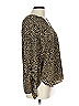 MICHAEL Michael Kors Animal Print Gold 3/4 Sleeve Blouse Size L - photo 4