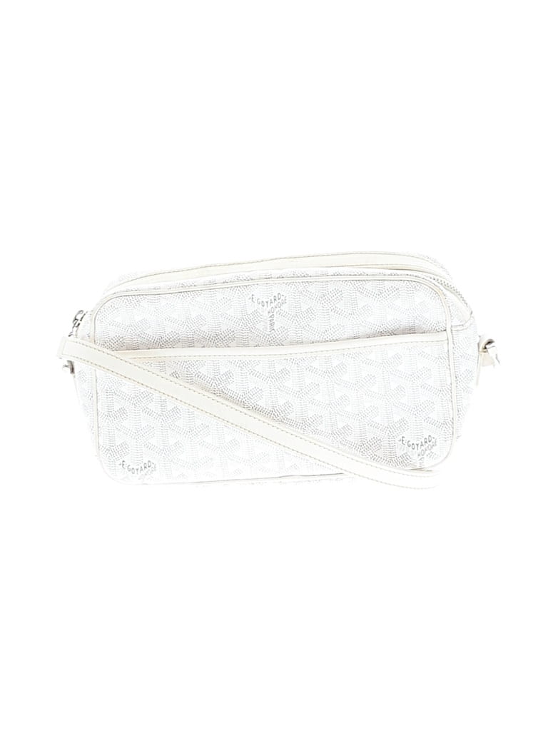Pre-owned Goyard Crossbody Bag In White