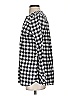 Talbots Checkered-gingham Black Gray Long Sleeve Blouse Size XS - photo 5