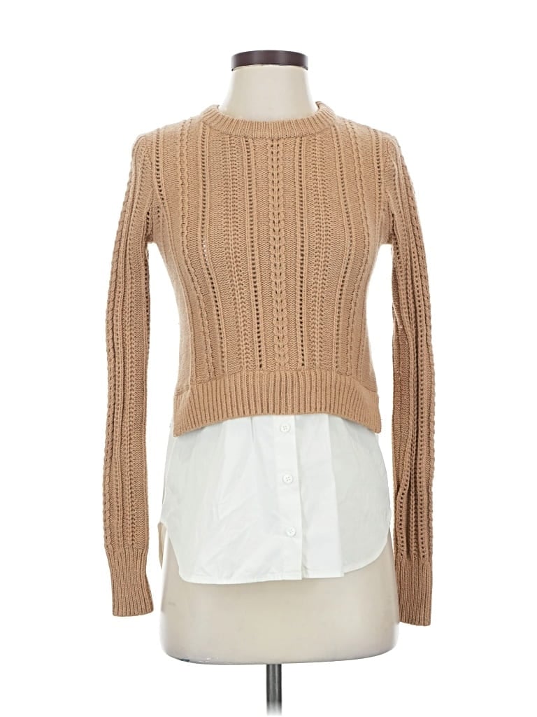 Pre-owned Veronica Beard Pullover Sweater In Brown