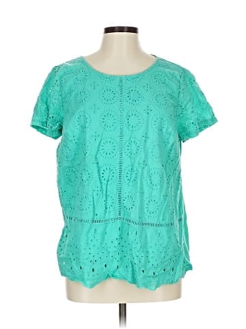 Crown & Ivy Short Sleeve Blouse (view 1)