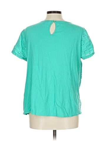 Crown & Ivy Short Sleeve Blouse (view 2)