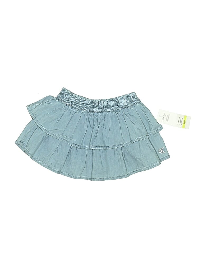 Pre-owned Calvin Klein Babies' Denim Skirt In Blue