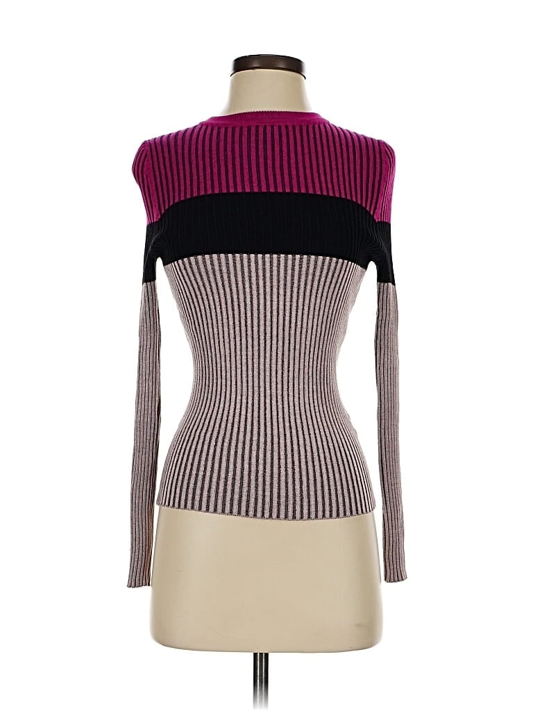 Pre-owned Venus Long Sleeve Turtleneck In Burgundy