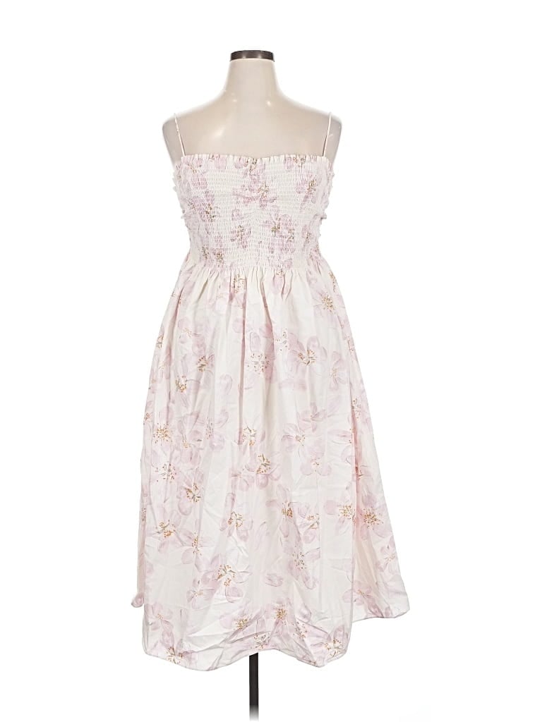 Pre-owned H&m Cocktail Dress In White