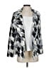 TWO by Vince Camuto 100% Polyester Chevron-herringbone Silver Gray Blazer Size S - photo 1