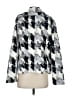TWO by Vince Camuto 100% Polyester Chevron-herringbone Silver Gray Blazer Size S - photo 2