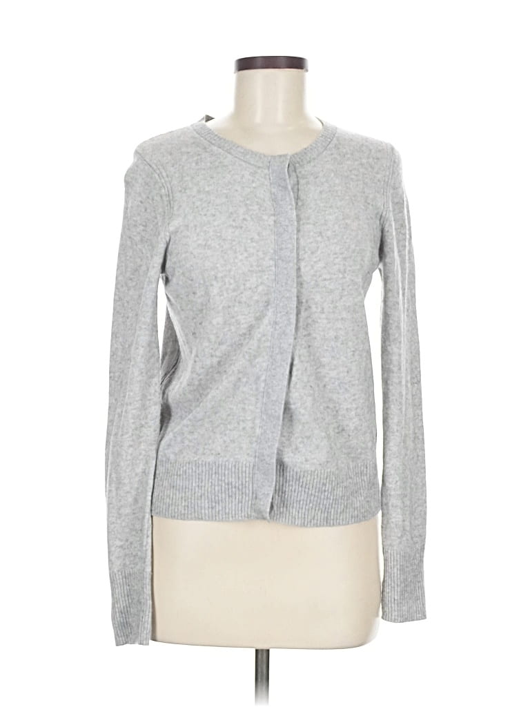 Pre-owned Banana Republic Cardigan Sweater In Gray