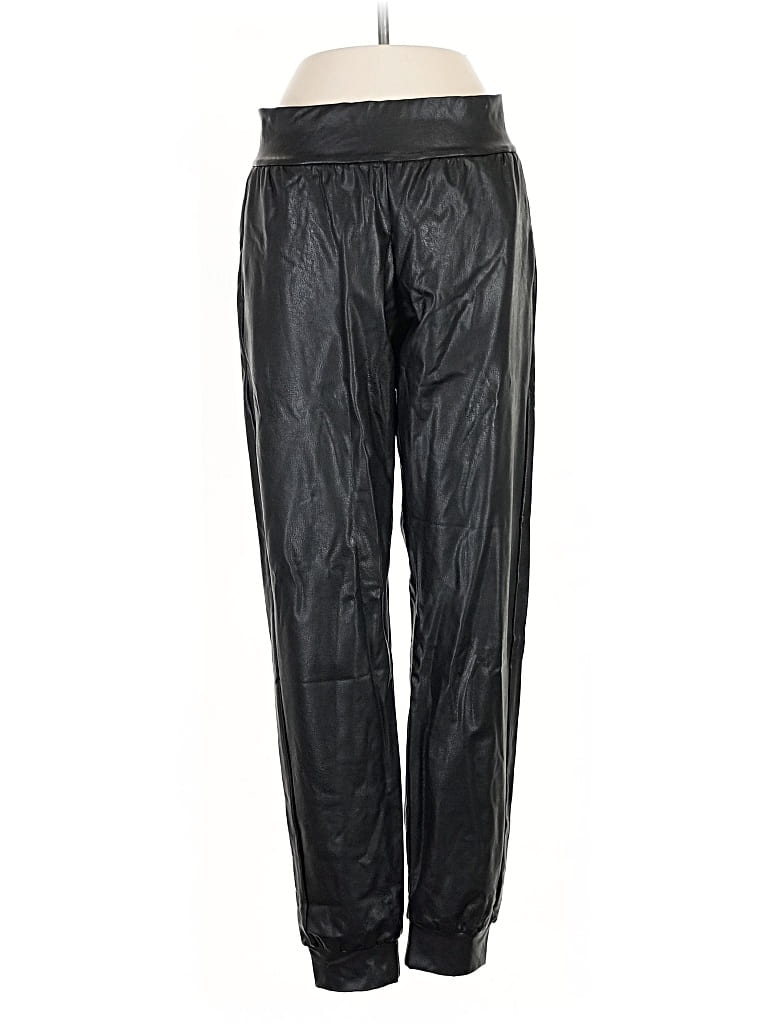 Pre-owned Commando Leather Pants In Black