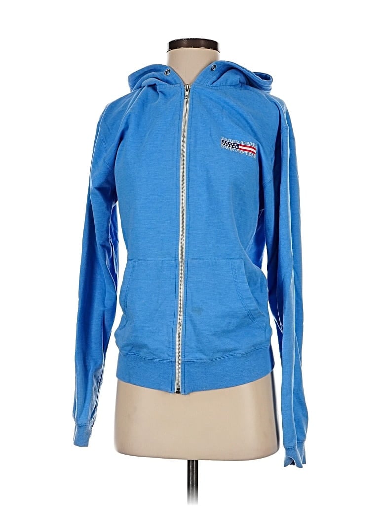 Pre-owned Camp David Zip Up Hoodie In Blue