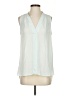 Vince Camuto 100% Polyester Green Sleeveless Blouse Size S - photo 1