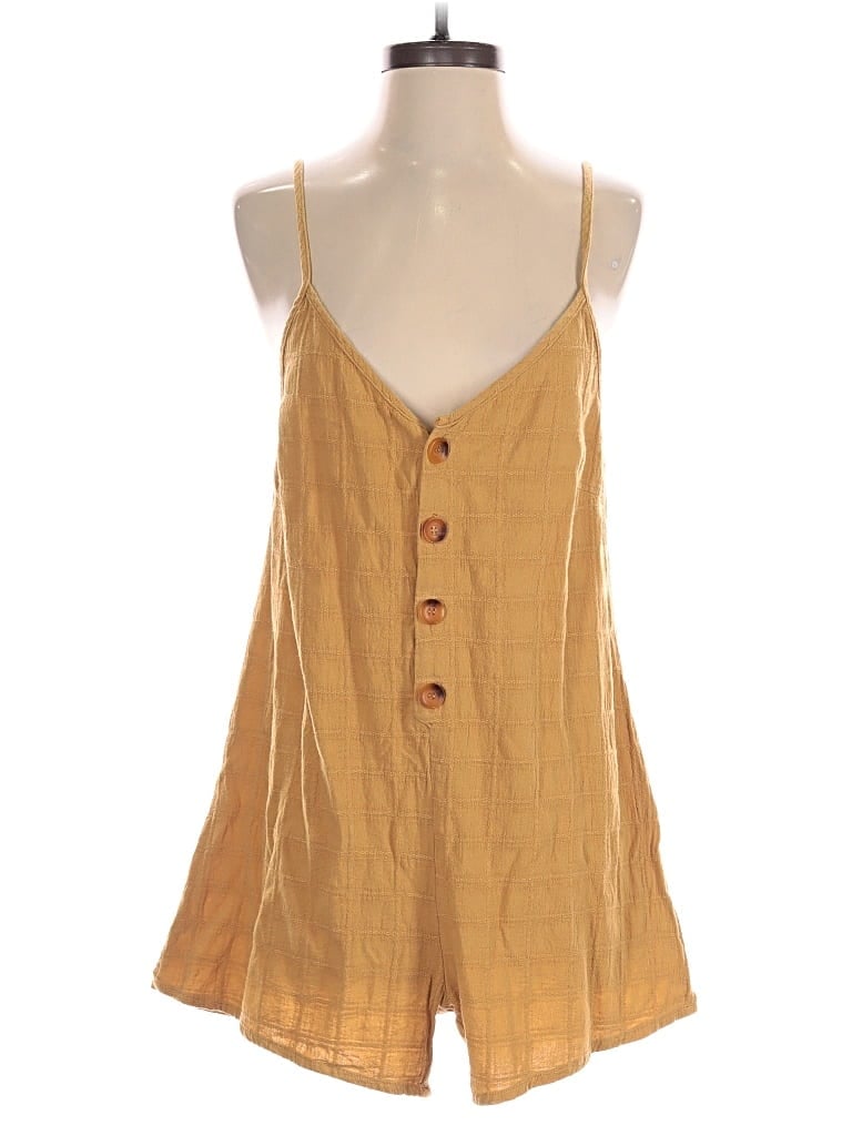 Pre-owned Rhythm Romper In Gold