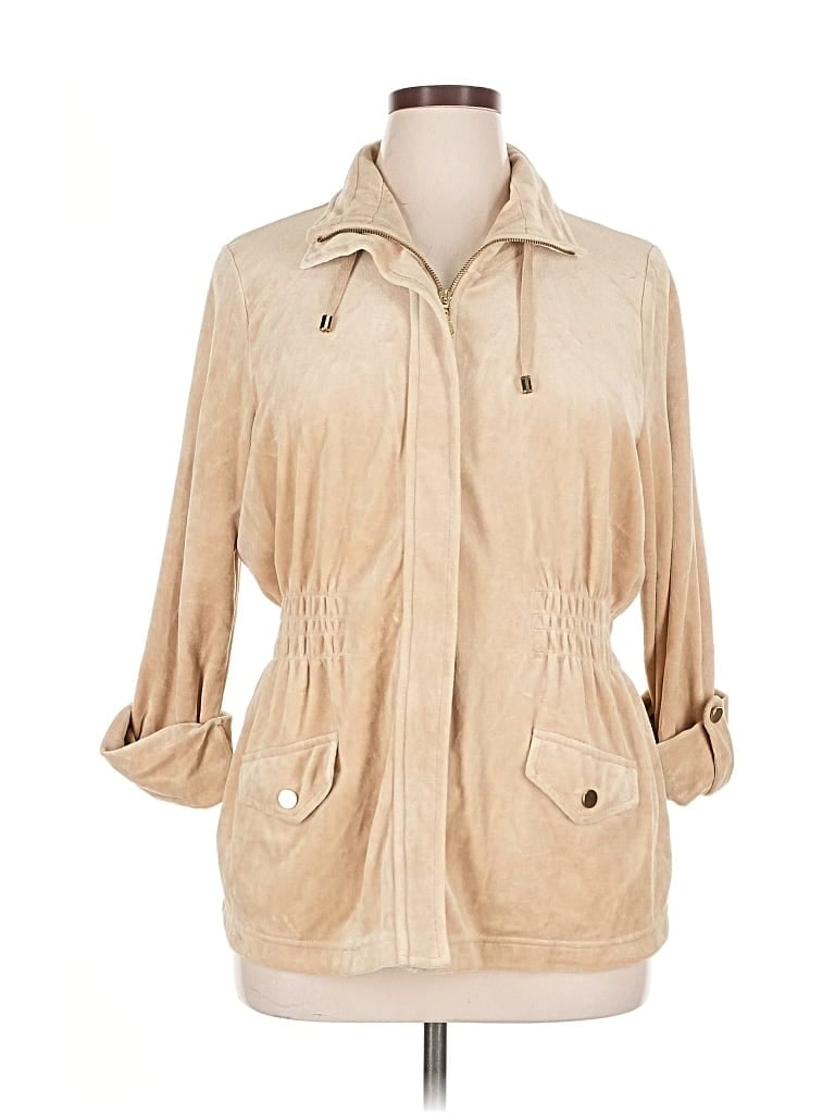 Pre-owned Charter Club Cardigan Sweater In Brown