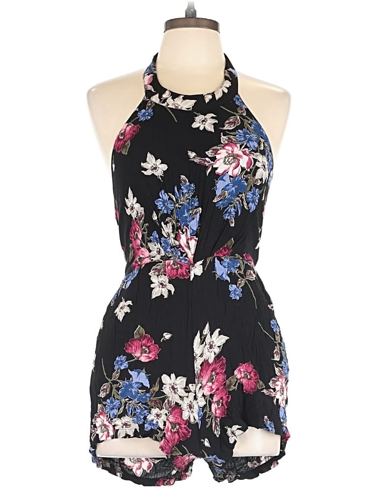 Pre-owned Angie Romper In Black