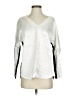 Club Monaco Silver Long Sleeve Blouse Size S - photo 1