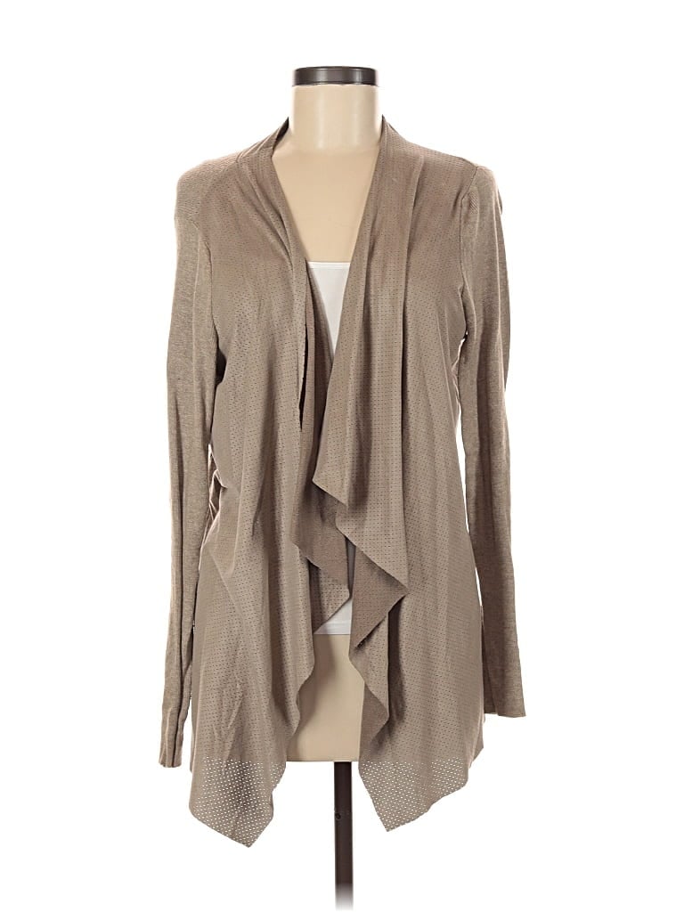 Pre-owned T Tahari Cardigan Sweater In Brown