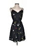 Babaton 100% Polyester Hearts Black Casual Dress Size XXS - photo 1