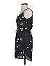 Babaton 100% Polyester Hearts Black Casual Dress Size XXS - photo 5