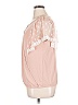 Adrienne Vittadini Pink Short Sleeve Blouse Size XL - photo 5