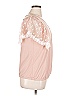 Adrienne Vittadini Pink Short Sleeve Blouse Size XL - photo 4