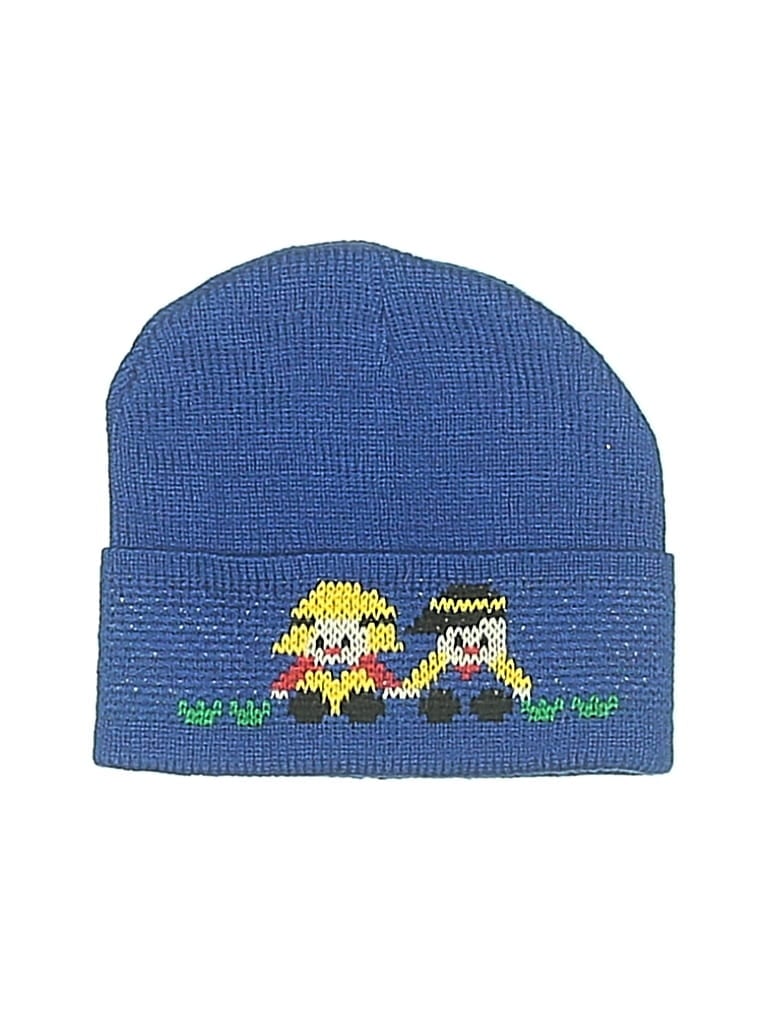 Pre-owned Assorted Brands Kids' Beanie Hat In Blue