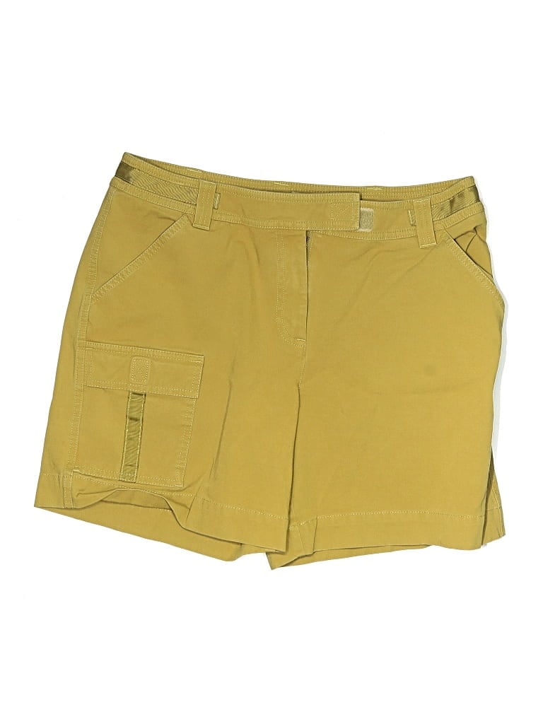 Pre-owned Jjill Khaki Shorts In Yellow