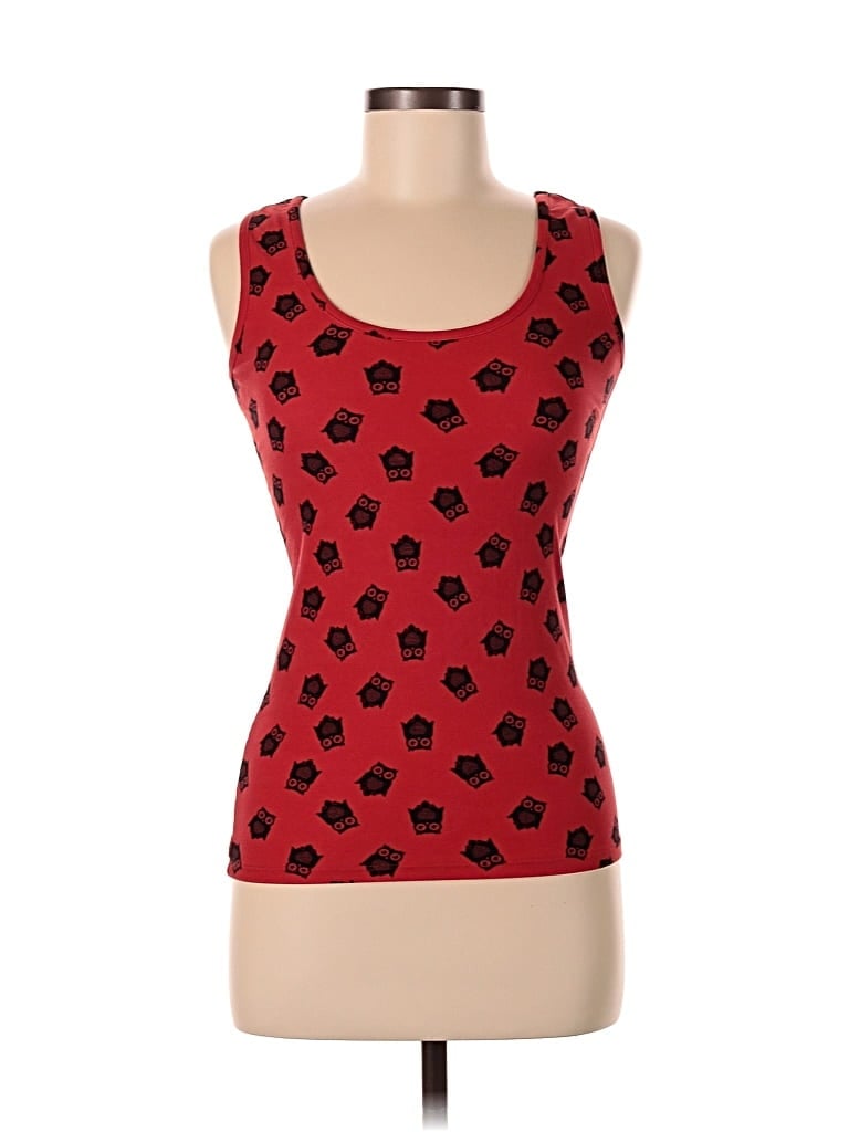 Pre-owned Rue21 Tank Top Red Square Neckline Tops