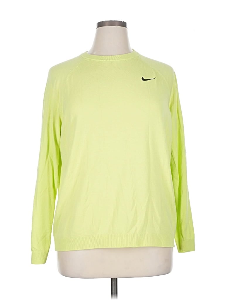 Pre-owned Nike Pullover Sweater In Green