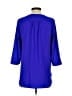 Dana Buchman 100% Polyester Blue 3/4 Sleeve Blouse Size S - photo 2