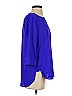 Dana Buchman 100% Polyester Blue 3/4 Sleeve Blouse Size S - photo 4