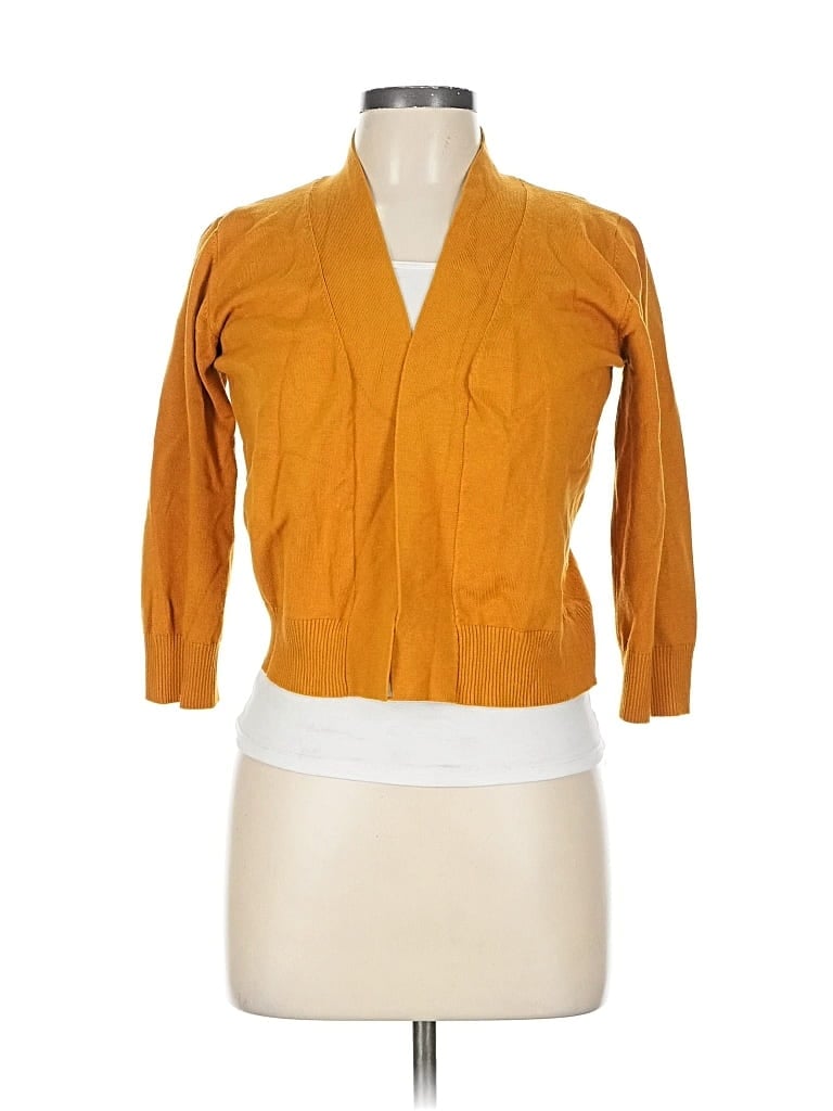 Pre-owned Cielo Cardigan Sweater In Yellow