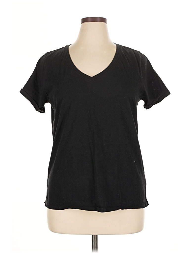 Pre-owned Threads 4 Thought Short Sleeve T-shirt In Black