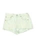 RE/DONE Green Denim Shorts Size 25 waist - photo 1