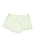 RE/DONE Green Denim Shorts Size 25 waist - photo 2