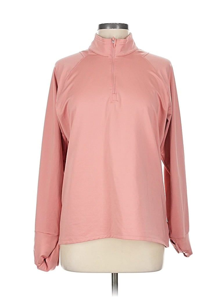 Pre-owned Athleta Sweatshirt In Pink